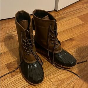 Sporto Brown and Black Winter Boots